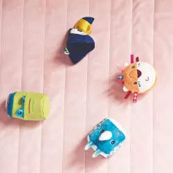 Jeu de formes en tissu bébé - Set de 4 formes Jungle LILLIPUTIENS