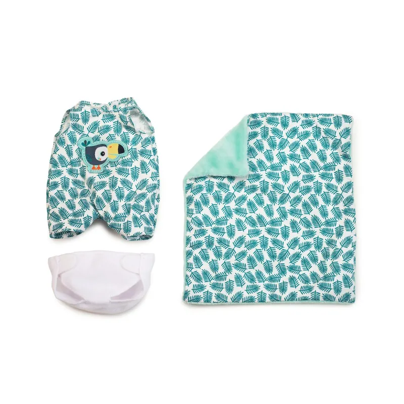 Poupon en tissu et accessoires - Bébé Ari LILLIPUTIENS