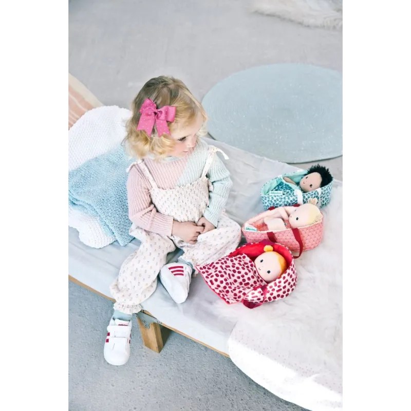 Poupon en tissu et accessoires - Bébé Agathe LILLIPUTIENS