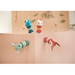 Swinging rattle Stella (with suction cup)