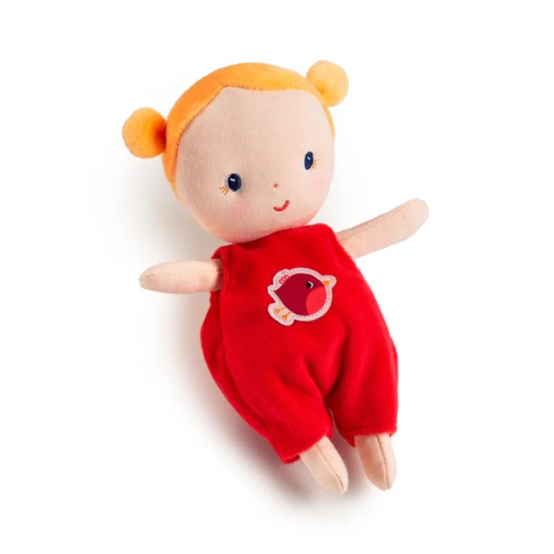 Poupon en tissu et accessoires - Bébé Agathe LILLIPUTIENS
