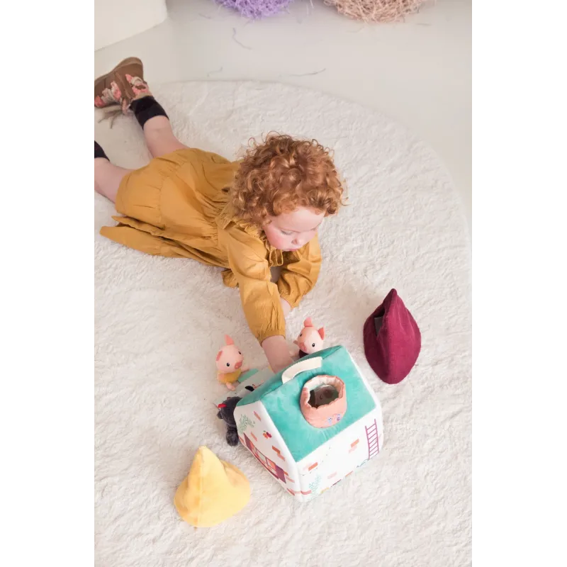 Jouet d'activité en tissu pour enfant bébé dès 18 mois