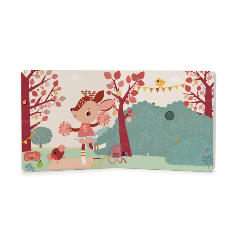 Libro de sonidos y texturas "Happy Forest"