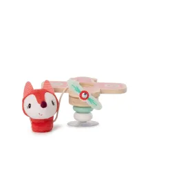 Airplane pilot swing Alice the fox