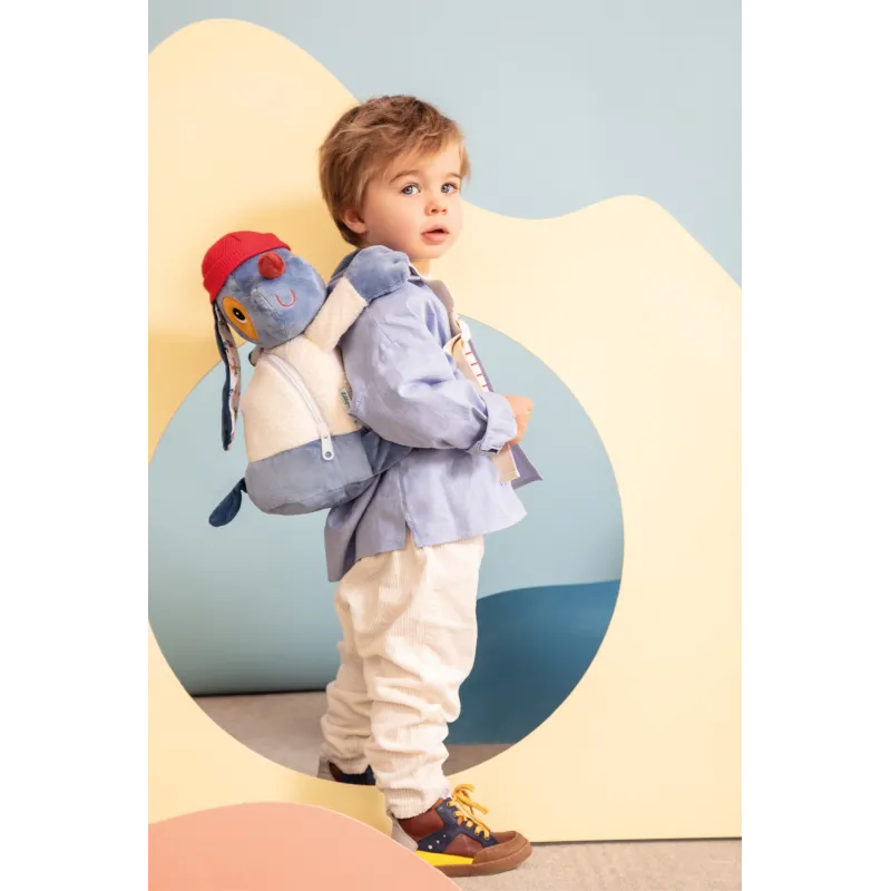 Soft backpack Jules the dog