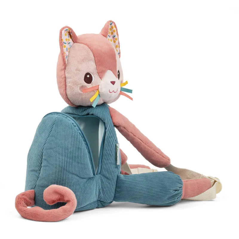 Sac à dos doux Jeanne le chat