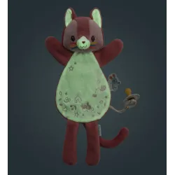 Doudou marionnette phosphorescent Jeanne