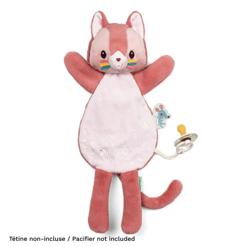 Fosforescerende knuffelpop Jeanne de kat