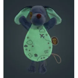 Doudou marionnette phosphorescent Jules