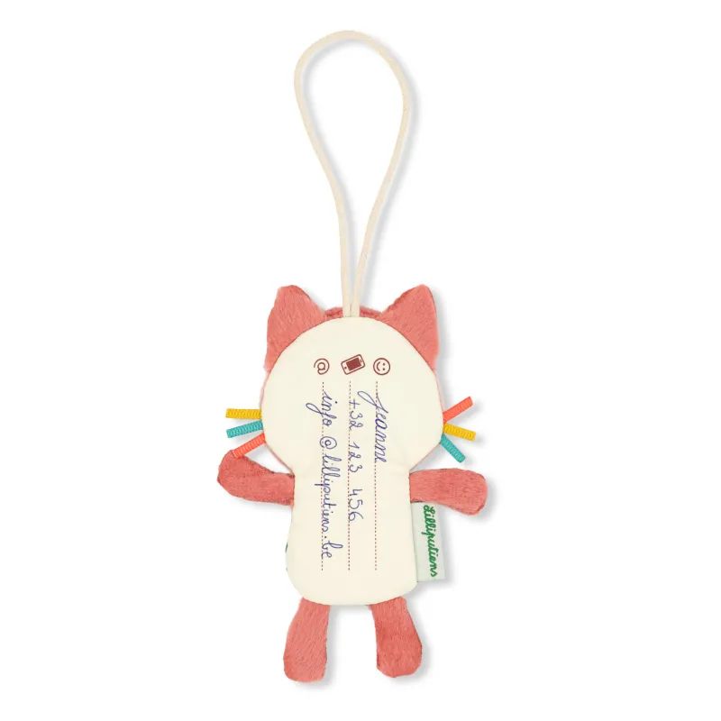 Luggage tag Jeanne the cat