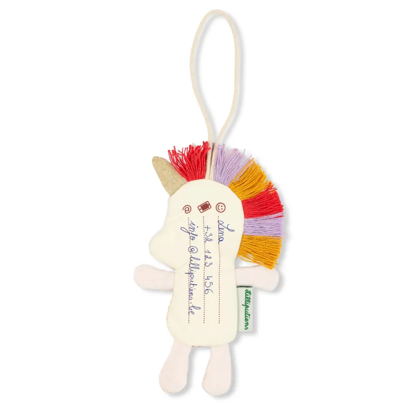 Etichetta per bagagli Lena l'unicorno