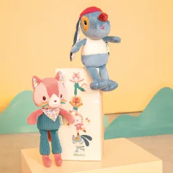 Peluche coccoone Jeanne il gatto