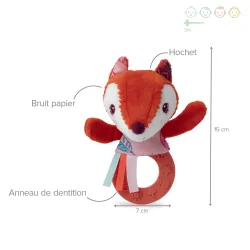 Alice teething rattle