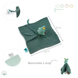 Doudou eco-friendly Joe le dragon