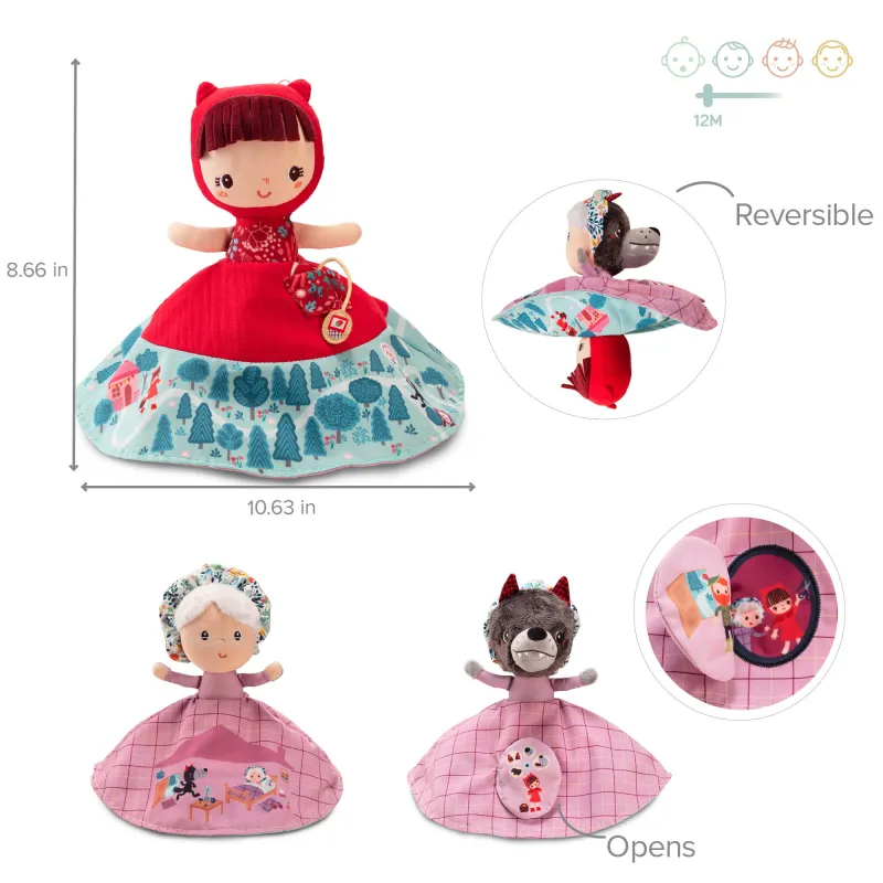 Rotkäppchen wendbare Erzählpuppe