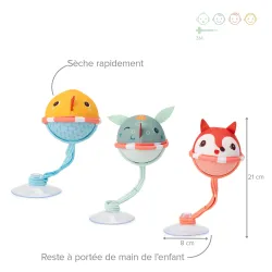 3 palline per il bagnetto