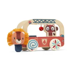 Jack the Lion Houten Brandweerwagen