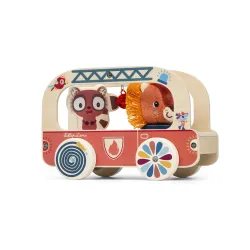 Jack the Lion Wooden Fire Truck