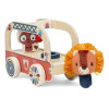 Jack the Lion Houten Brandweerwagen