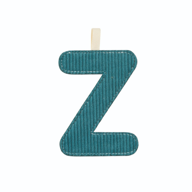 Lettre Z en tissu phosphorescente