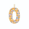 Glow-in-the-Dark Reversible Fabric Letter O