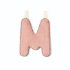 Glow-in-the-Dark Reversible Fabric Letter M