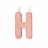 Glow-in-the-Dark Reversible Fabric Letter H