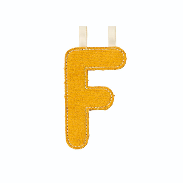 Glow-in-the-Dark Fabric Letter F