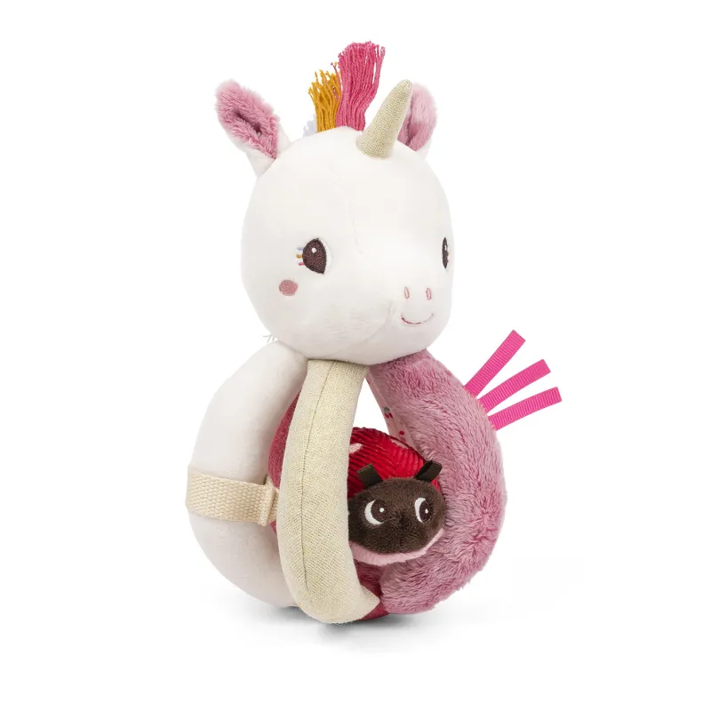 Einhornrassel mit Griffen - Lena