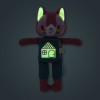 Glow-in-the-Dark Soft Toy and Fabric Book - Jeanne the Cat