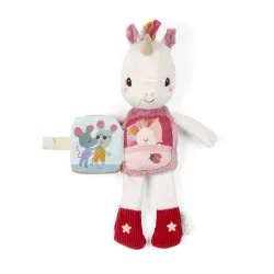 Glow-in-the-Dark Soft Toy and Fabric Book - Lena the Unicorn