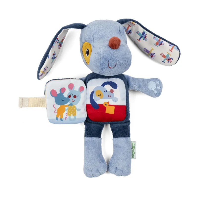 Glow-in-the-Dark Soft Toy and Fabric Book - Jules the Dog
