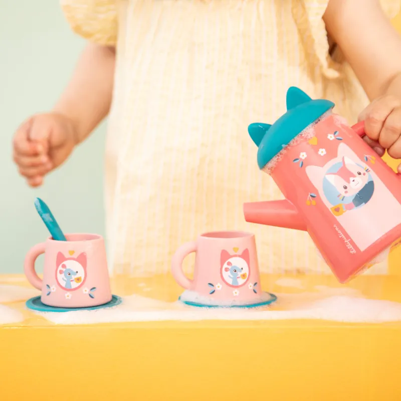 Bath Toy - Tea Set Jeanne the Cat