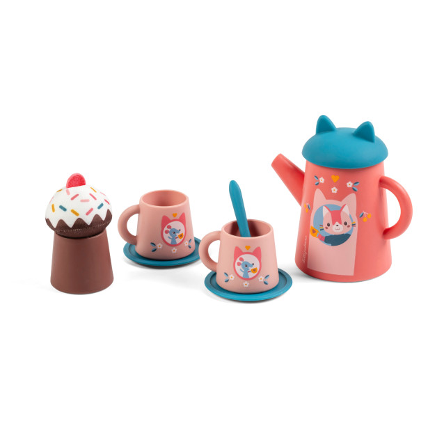 Bath Toy - Tea Set Jeanne the Cat