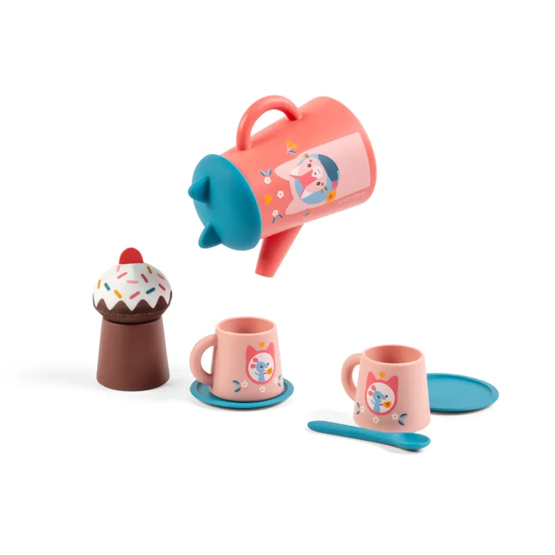 Bath Toy - Tea Set Jeanne the Cat