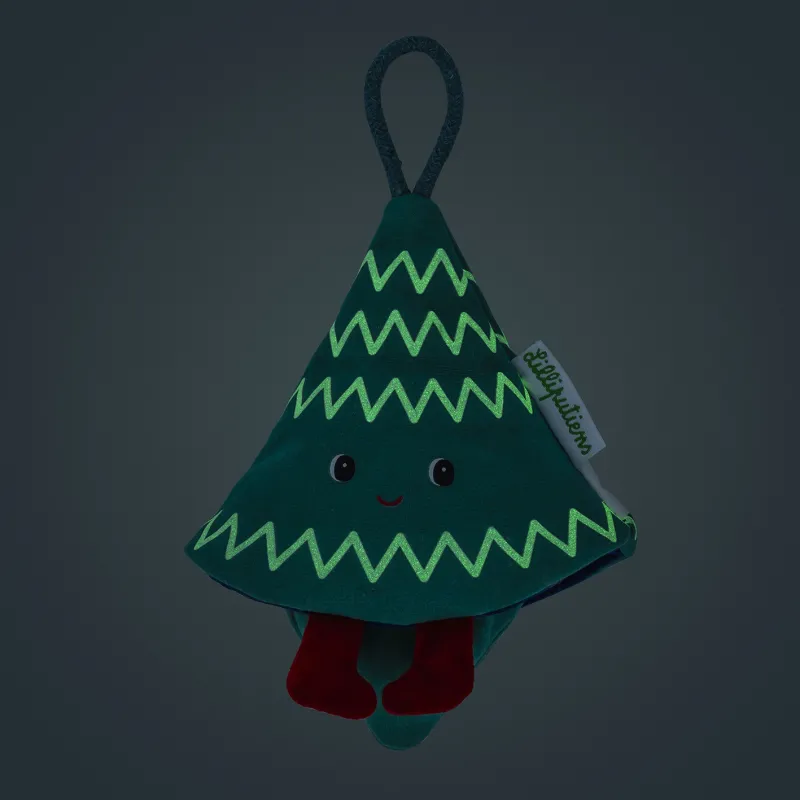 Christmas Decoration - Reversible Glow-in-the-Dark Fabric Elf Titti