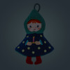 Christmas Decoration - Reversible Glow-in-the-Dark Fabric Elf Titti
