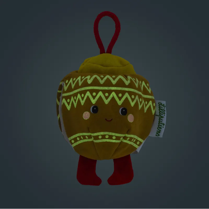 Christmas Decoration - Reversible Glow-in-the-Dark Fabric Elf Mimmi