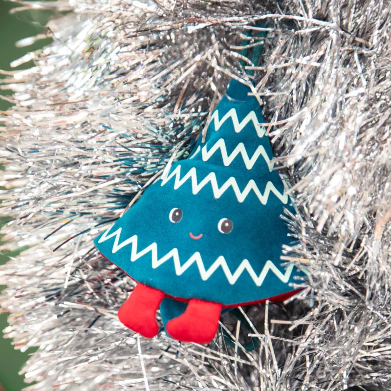 Christmas Decoration - Reversible Glow-in-the-Dark Fabric Elf Lilli
