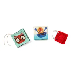 Regalo per Baby Shower - 3 libri sensoriali per bambini - Giungla