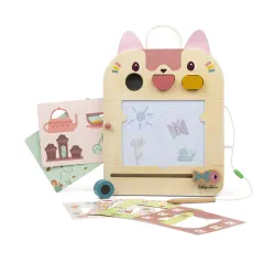 Jeanne die Katze Zaubertafel aus Holz