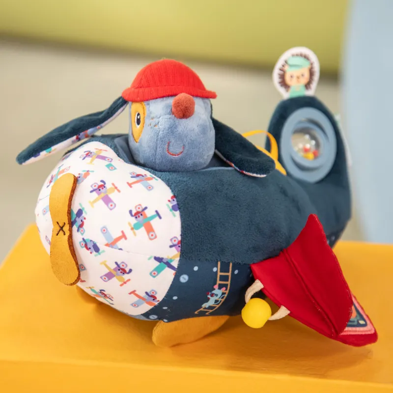 Jules the Dog Airplane Activity Toy for Babies