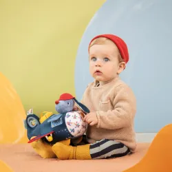 Jules the Dog Airplane Activity Toy for Babies