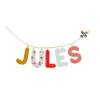 Jules the Dog Fabric Letter Rope