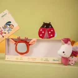 Sensorische rammelaarset voor baby's - Lena