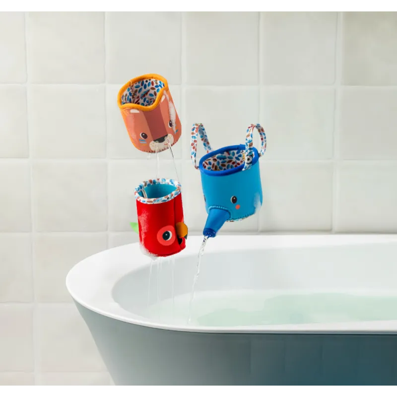 Jack the Lion Bath Toy - Stacking Cups (Set of 3)
