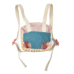 Jeanne Stoffpuppe und Babytrage