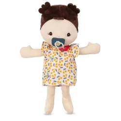 Jeanne Stoffpuppe und Babytrage