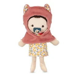 Jeanne Stoffpuppe und Babytrage