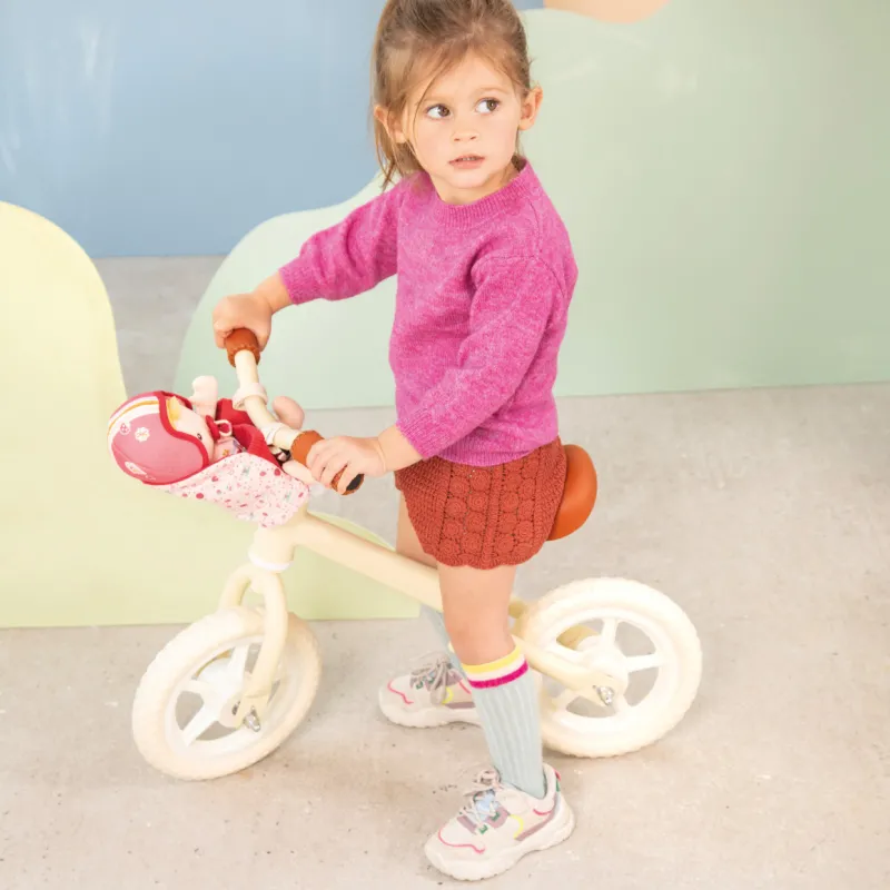 Lena Fabric Doll and Bike Seat